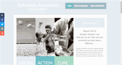 Desktop Screenshot of achalasiaawareness.org